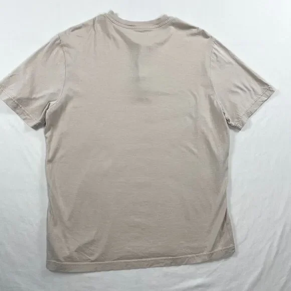 William Rast Henley T Shirt Pima Cotton Vintage Wash Mens Medium Beige - Picture 4 of 9